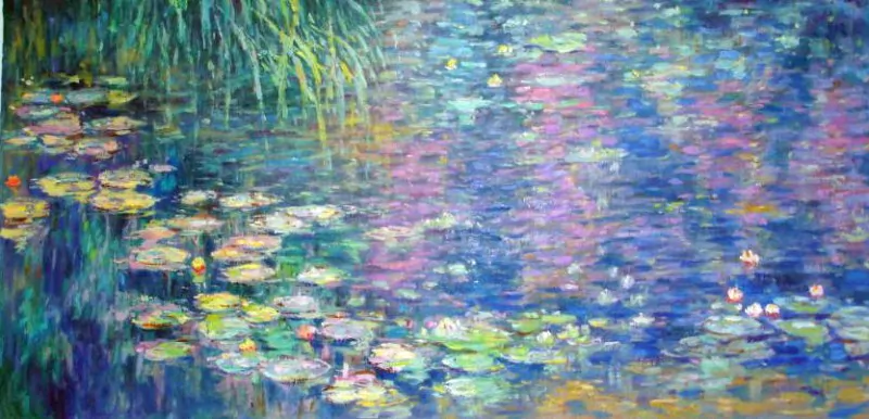 Monet painting