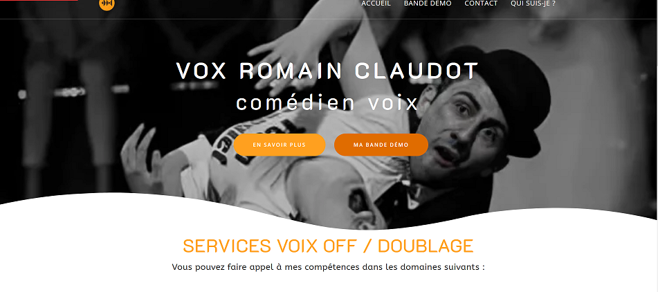 Bannière du site www.vox-romainclaudot.fr